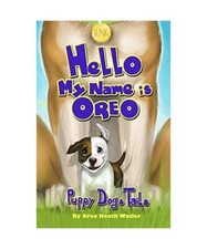 "Hello my name is Oreo": Welpe Hundeschwänze, Frau Juliette Heide