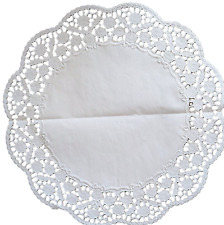 12 Tortenspitzen rund Tortendecke Kuchenpapier weiße runde Tortenunterlage