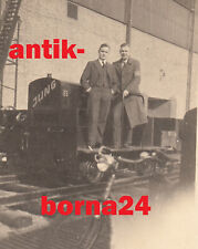 2x Fotos Arbeitskleinbahn