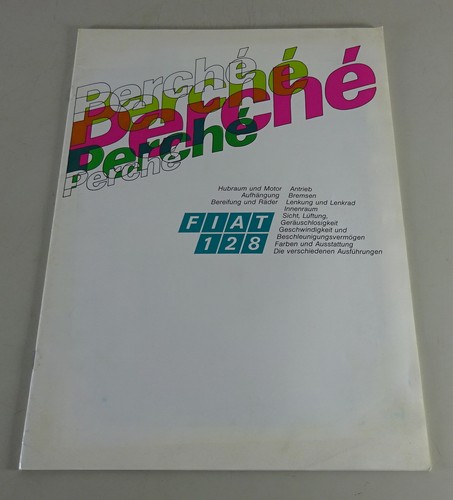 Prospekt broschüre fiat - /, 128