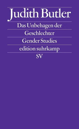 Judith butler das - butler, unbehagen