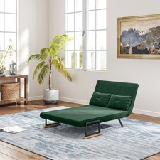 HOMCOM Schlafsofa, Zweisitzer