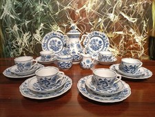 HUTSCHENREUTHER Maria Theresia ZWIEBELMUSTER, edles 21 tlg Kaffeeservice 6 Pers.