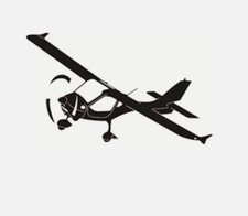 Aufkleber Ultraleichtflugzeug