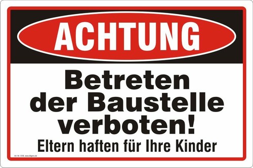 Betreten der baustelle - betreten,