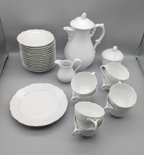 Vintage Hutschenreuther Maria Theresia Weiß Porzellan Geschirrteile