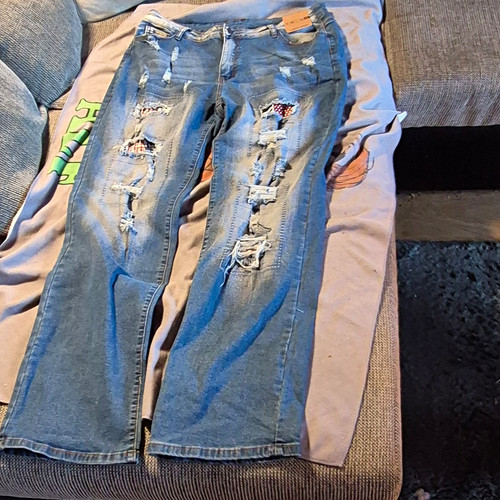 Demin jeans blau - blau, denim