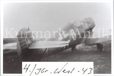 C876 Foto Wehrmacht Archiv Repro Luftwaffe Flugzeug Me109 4/JGr. West 1943 Bilan