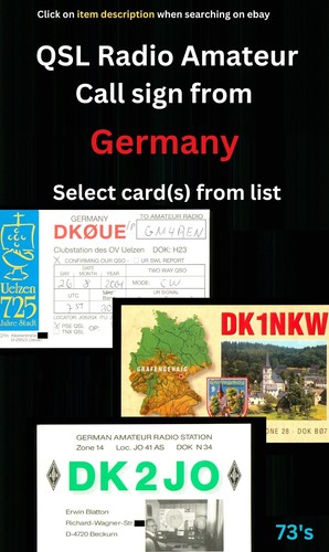 Qsl amateurfunkkarte - qsl,