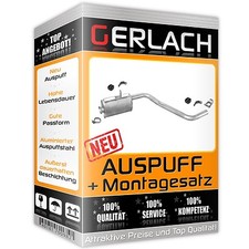 Auspuff für Mercedes 207 208