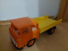 DDR Spielzeug Plaho Fahrzeug Auto LKW Laster gelb orange Selten TOP Zustand