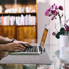 Multifunktionale Schreibtisch Unterlage, Laptop Tastatur Mauspad-Unterlage Filz