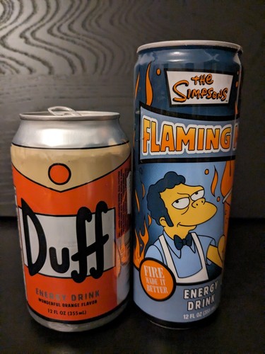 Leere simpsons dosen - simpsons,
