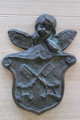 Relief bronze wappen - relief, stadt