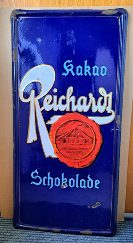 Emailleschild reichardt kakao - emailleschild,