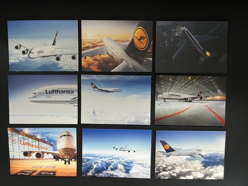 Original lufthansa postkarten - original,