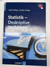 Holling: Statistik 1 - Deskriptive Statistik. Bachelorstudium Psychologie | gut