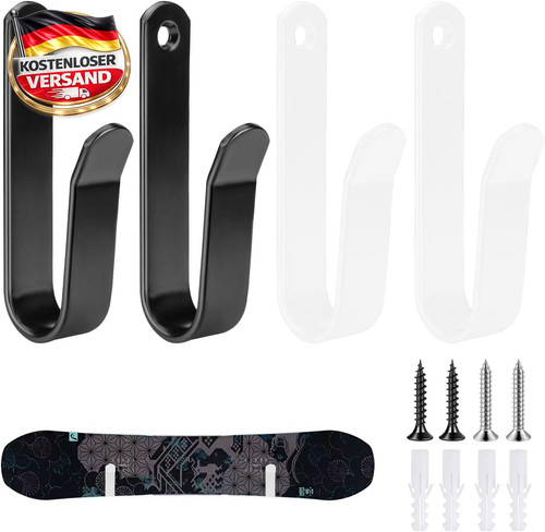 Snowboard wandhalterung set - snowboard,
