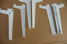 4xSPUR Regalträger, Regalsystem für Wandschienen,1- reihig,  30cm. Germany,