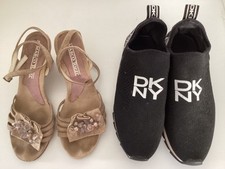 2x Damen Schuhe Gr.36 DKNY Sneaker Marco Tozzi Schuhe Keilabsatz Sommer Sandalen