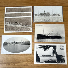 Lot 7 alte Postkarten Ozeandampfschiff Union Castle Line maritim ungebraucht