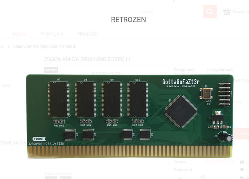 Ram 256mb amiga 3000 4000 - 256mb,