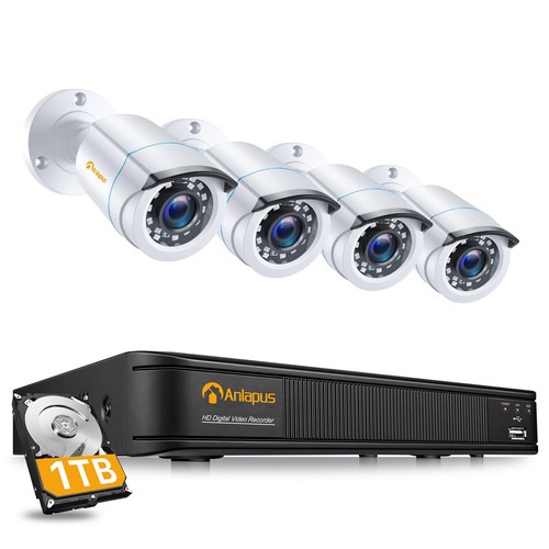 Anlapus 8ch 2mp 1080p cctv - 1080p,