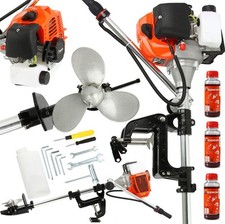 5PS Benzin aussenborder 2Takt Bootsmotor Benzinmotor Außenborder Für Pontoon +Öl