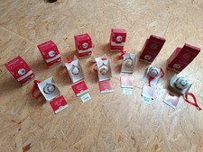 6 Weihnachtskugeln, Porzellan