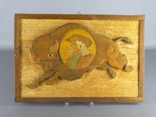 Quadro skulptur aus holz - aus,