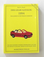 Modellautos Spielen Sammeln Gelber KATALOG 1994 für WIKING Modelle
