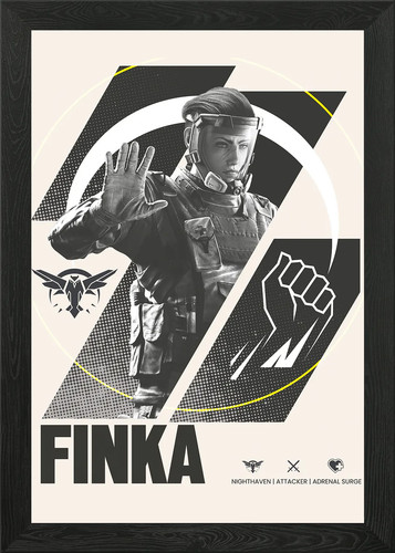 Finka gerahmtes wandbild - finka,