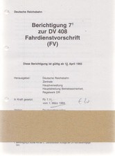 Berichtigung 7 zur DV 408
