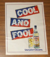 Seltene Werbung CINZANO BIANCO