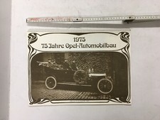 Opel Kalender 1975 Auto