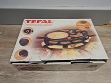 Tefal Raclette Grill Krepp verpackt Tischplatte Weihnachten Party elektrisch 
