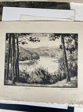 Radierung handsigniert