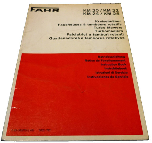 Fahr betriebsanleitung - fahr,