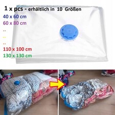 Vakuumbeutel Aufbewahrungsbeutel Vakuum Beutel Kleiderbeutel Kleidung 1 er x Set