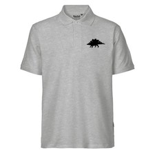 Herren Polo Shirt Stegosaurus