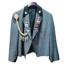 Schützengilde Templin 1810-Jacke mit Orden und Ordensspange mit 6 Orden-Grün(S)
