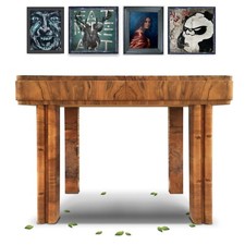 Tisch antik Art Deco Nussbaum