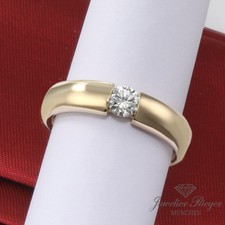 Wempe BY KIM Solitär Ring Gelbgold 750 Diamant ca. 0,25 ct Gr. 54 Gold