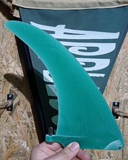 9" Flex Hull Glider Midlength Single Fin Surfboard Longboard Finne Fiberglas