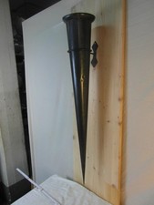 Wandlampe Fackel Schmiedeeisen  Larp Handarbeit Mittelalter Stil Rar Solide 29b4