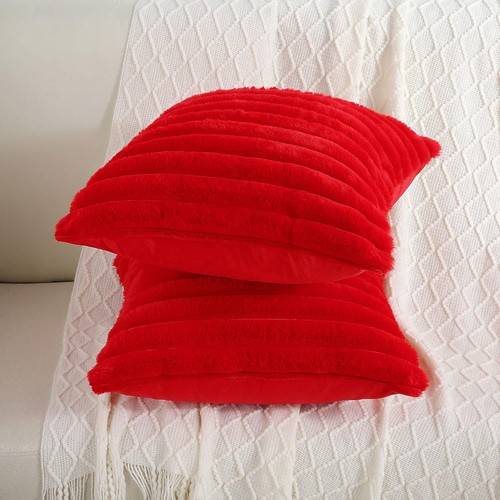 2er set kissenbezug - set, fleece