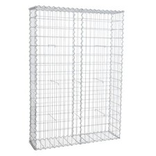 Gabione Steingabione Steinkorb 100x150x30 cm Wand Drahtkorb Mauer Sichtschutz