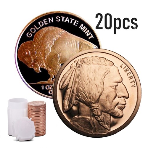 1oz kupfermedaillen - 20,
