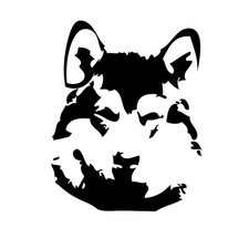 Husky aufkleber auto hund - aufkleber,