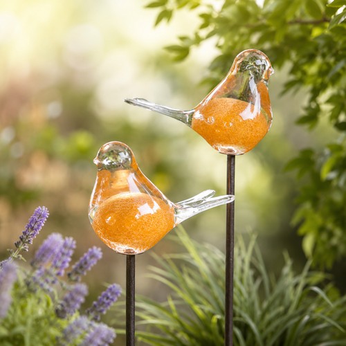 2er set gartenstecker - set,